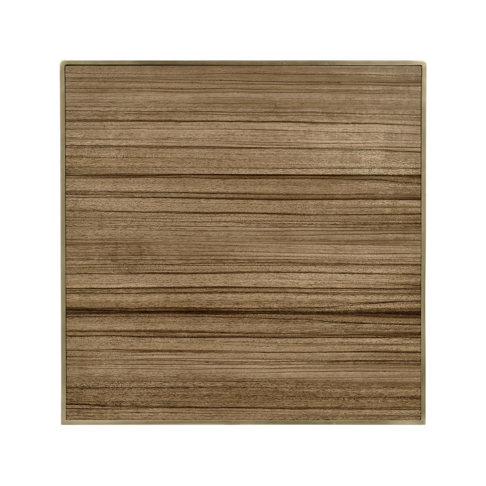 Hamilton Square Golden Amber Lamp Table