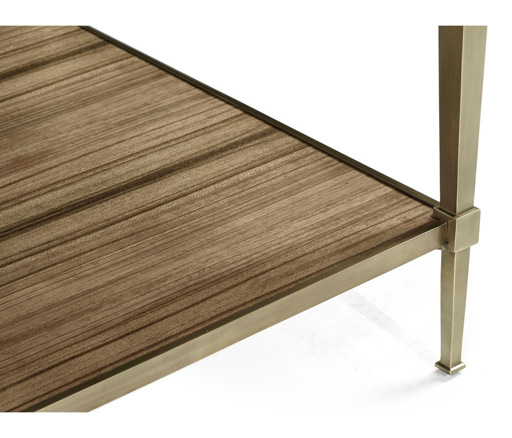 Hamilton Square Golden Amber Lamp Table